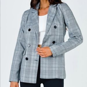 Princess Polly cloe fanti blazer grey